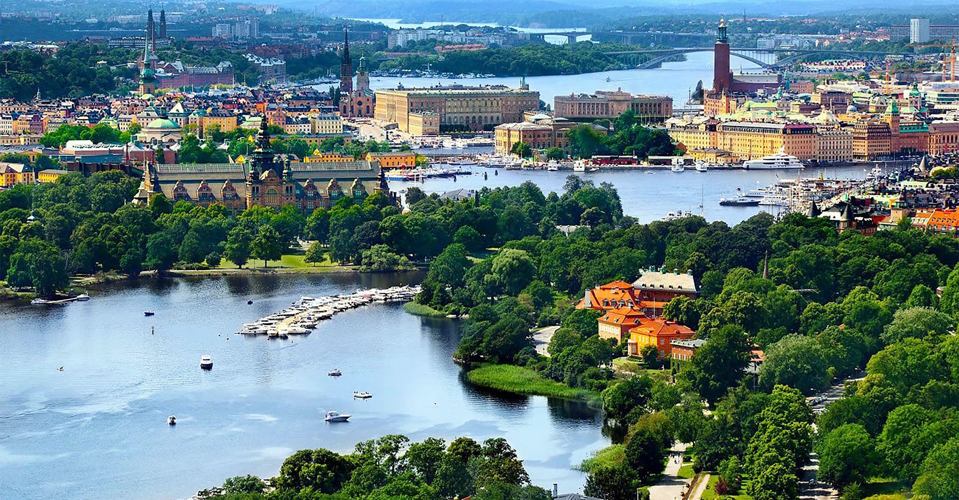 Stockholm på sommaren.