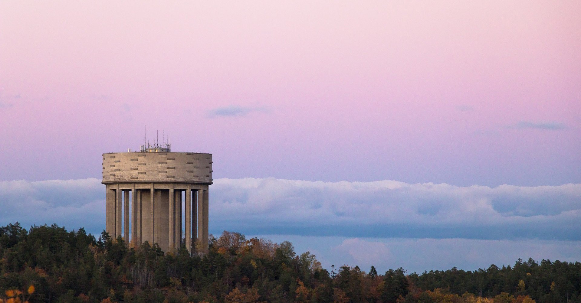 Vy över Stockholm på hösten